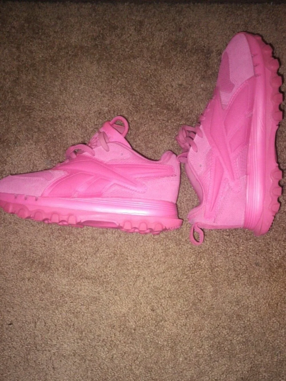 All-Pink Women's Athletic Sneakers with Trail Grip